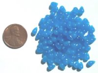 100 4mm Milky Blue Drops